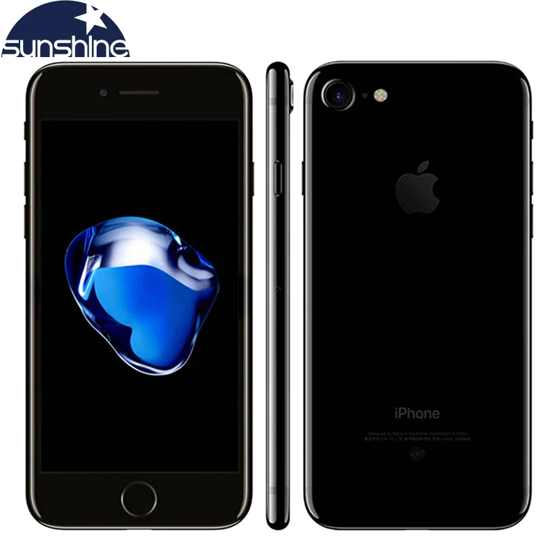الأصلي أبل فون 7 4G LTE الهاتف المحمول IOS 10 رباعية النواة 2G RAM 256 GB/128 GB/32 GB ROM 4.7 ''12. 0 MP بصمة الذكي