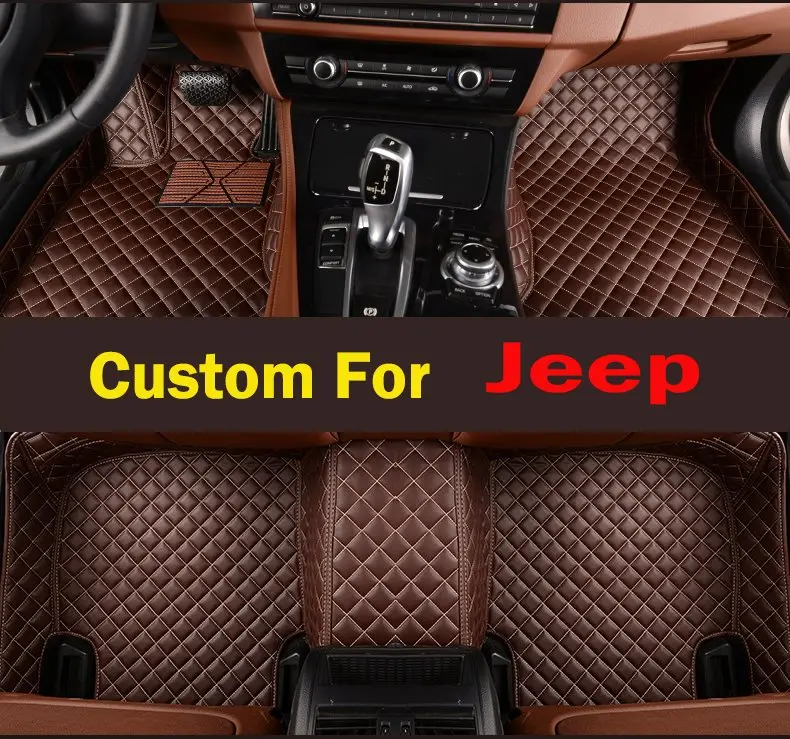 High Grade Lady Red 3d Car Floor Mats For Jeep Renegade 2015 2018