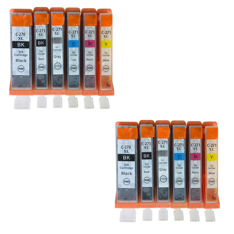 12 шт. картриджи для принтера Canon PIXMA MG7720 TS9020 TS8020 MG 7720 TS 9020 8020|ink cartridge|ink cartridge for