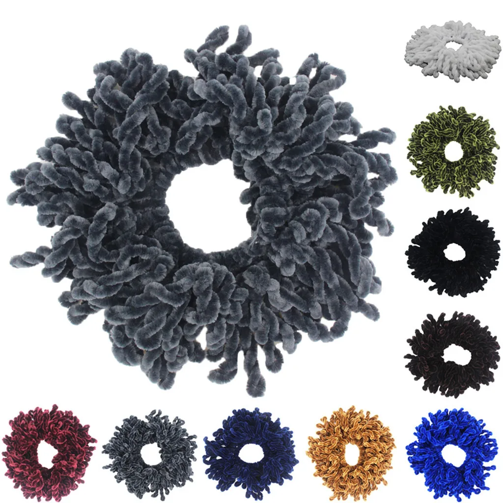 

Flexible Rubber Band Simple Hijab Volumizing Scrunchie Large Hair Bow Headwear