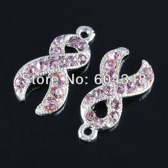 100 шт. серебристые подвески для женщин|pendant jewelry findings|breast cancer awareness charmscancer |
