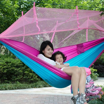 

Outdoor Portable Single-person Mosquito Net Hammock Hanging Bed for Travel Camping Swing Chair Storage Bag Insect Screen Hangmat
