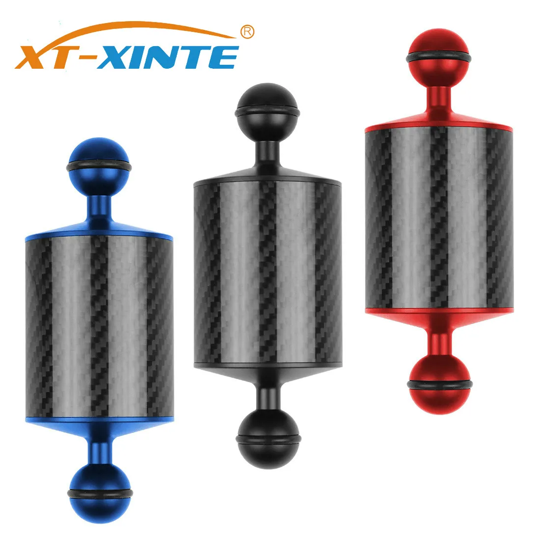 

Carbon Fiber Float Buoyancy Aquatic Arm Dual Ball Floating Arm Extend Bracket Camera Underwater Diving Tray for Gopro Smartphone