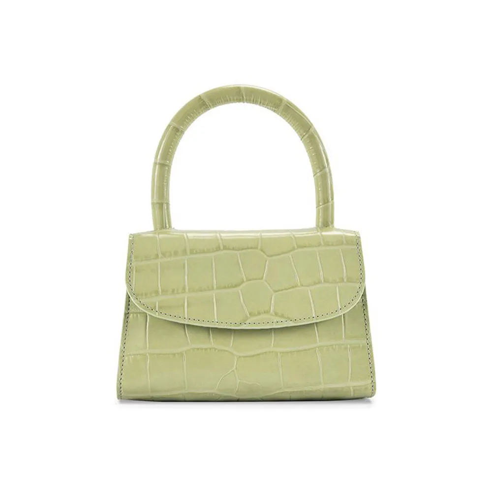 

New 2019 designer mini carries a stylish one-shoulder bag with crocodile design Lady handbag