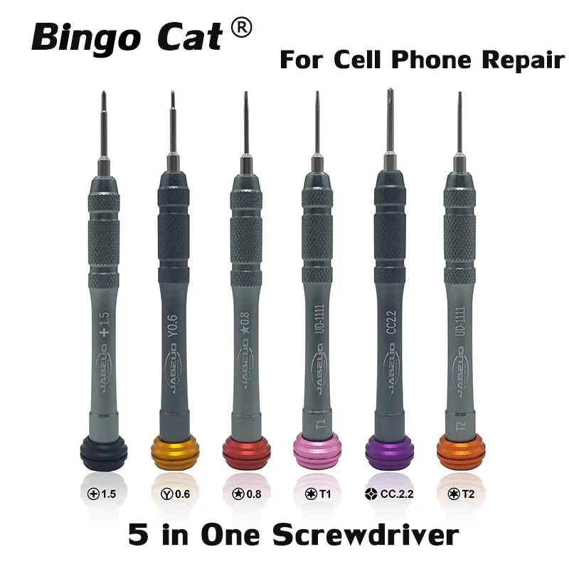 

Multi Function 5 in 1 Manual Repair Open Tools Kit Screwdrivers For iPhone Samsung DIY Mobile Phone Accessories Opener