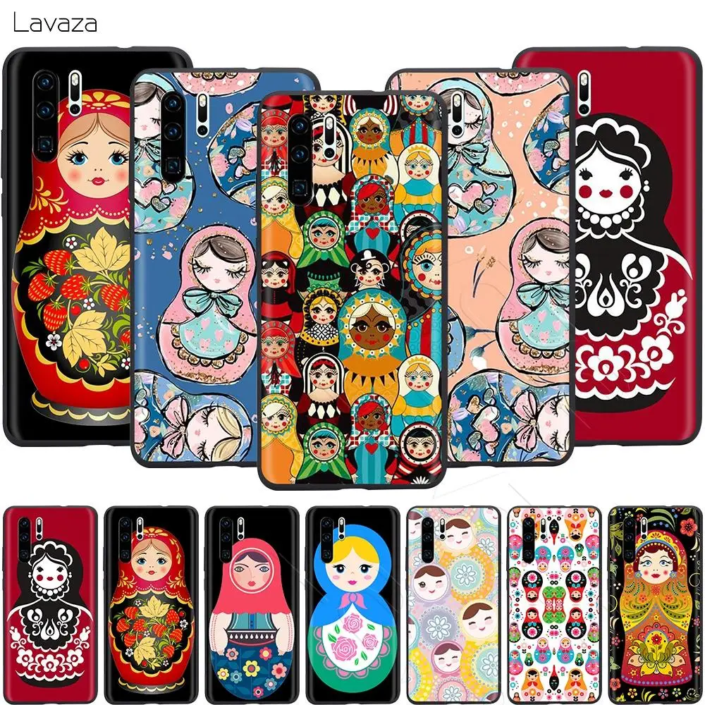 Lavaza Cute Russian Dolls Matryoshka Case for Huawei Mate Y7 Y9 P8 P9 P10 P20 P30 P40 Max Lite Pro P Smart Mini |