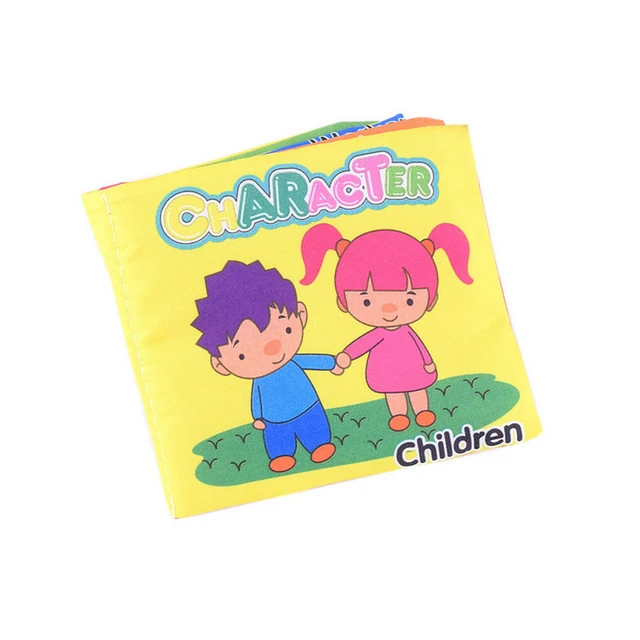 Baby Shower Bath English Cartoon Animal Cloth Book Early Educational Games Toy Christmas Birthday Gifts for Children Kids 3