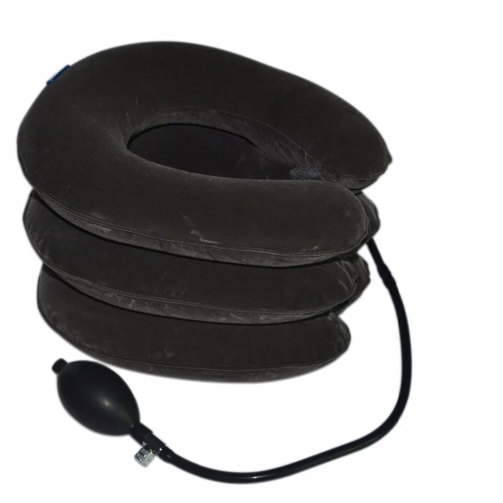 

2Pcs/Pack Air Cervical Soft Neck Traction Device Inflatable Collar Headche Shoulder Pain Traction Brace Device Neck Nursing Care