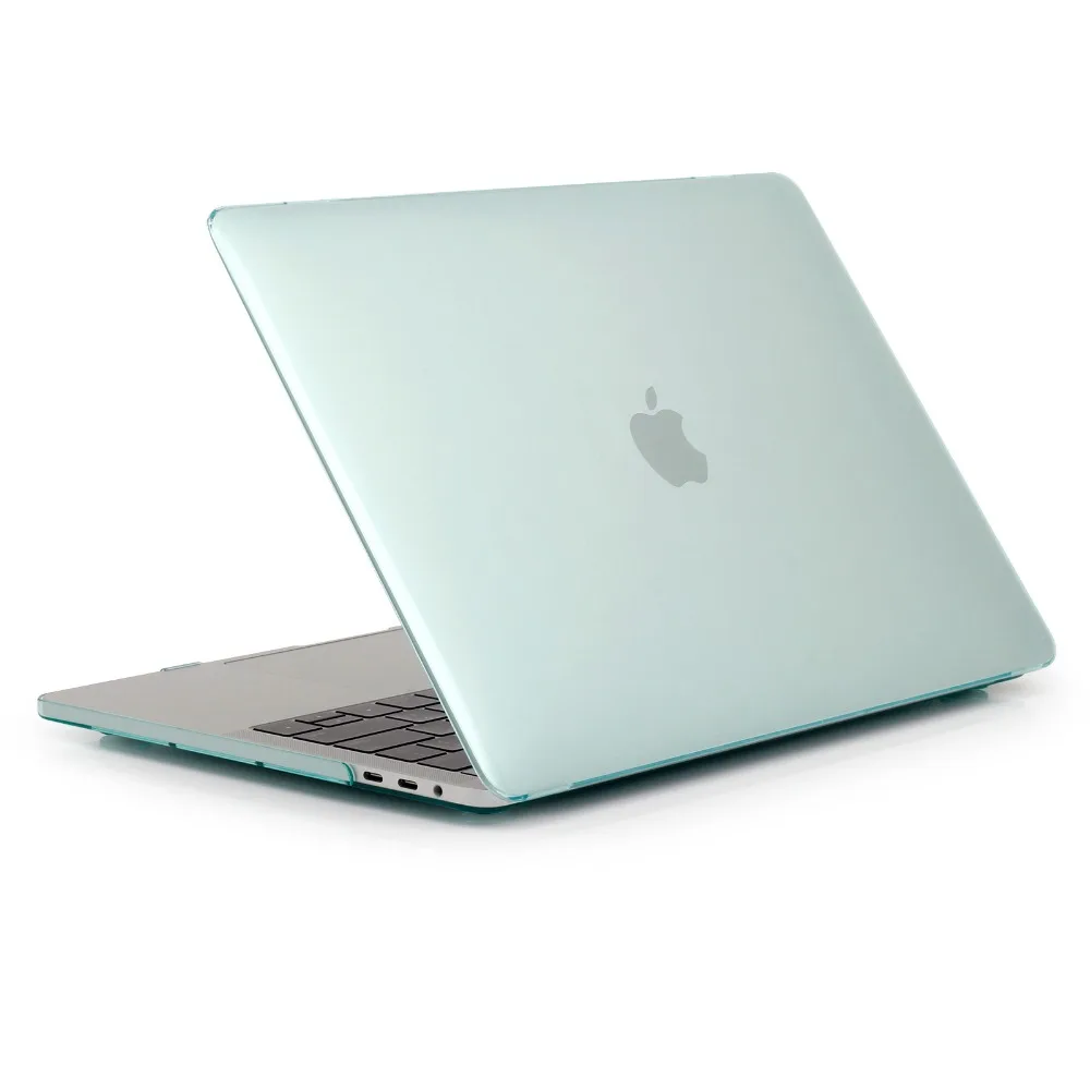Кристально чистый чехол для Macbook Air Pro retina 11 12 13 15 сумка для ноутбука для Mac чехол для книги+ крышка клавиатуры+ защита экрана+ защита
