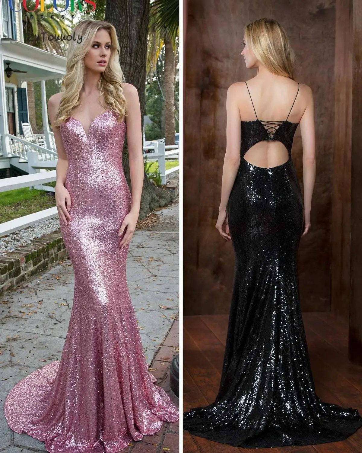 tight backless prom dresses
