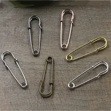 20pcs Large 45mm Safety Brooch Pin Base Bronze Gold Setting for DIY Wedding Bouquet Christmas Brooch Jewelry MakingFindings
