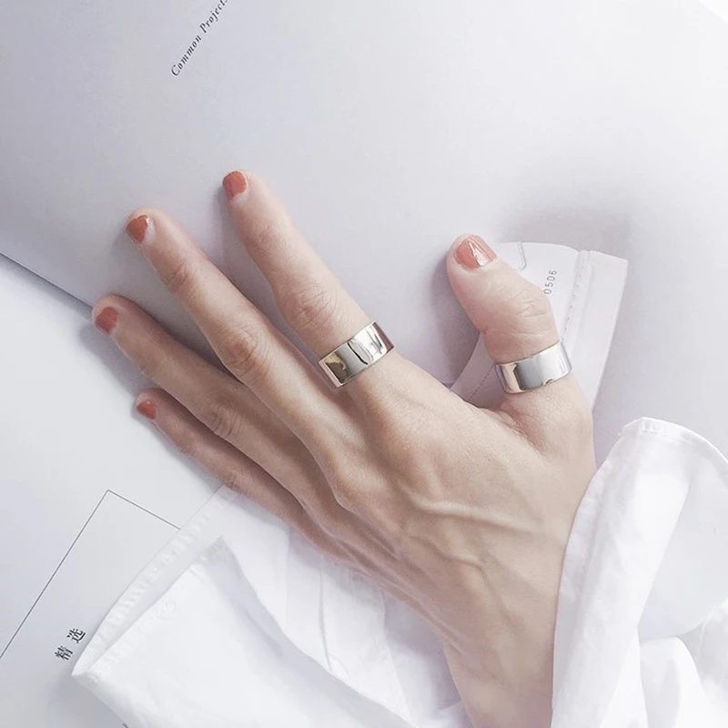 XIYANIKE модное классическое глянцевое широкое кольцо простое обручальное кольцо для мужчин t ювелирные изделия для мужчин и женщин подарок ювелирные изделия VRS2428