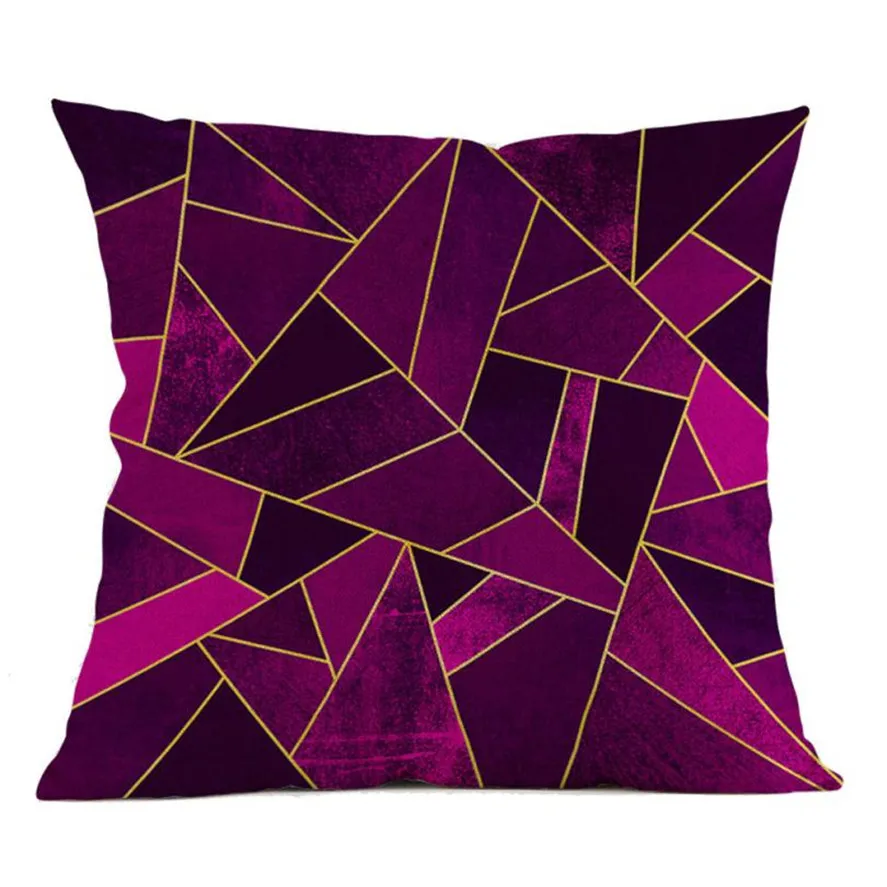 

HOT Square Pillowcase Ouneed 1pc 45x 45cm Vintage Geometric Pillow Case Sofa Waist Throw Cushion Cover Home Decor Pillow Cover