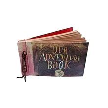 

12 Inch album photo Scrapbooking vintage Our Adventure Book Pixar Up Handmade Family Photo Album Diy polaroid album