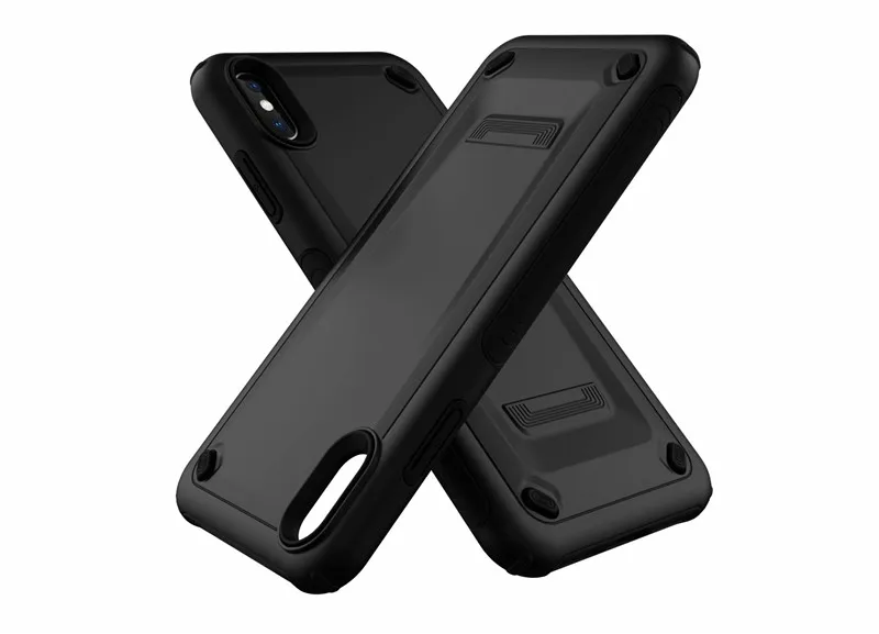 10 шт./лот для samsung примечание 9 Гибридный КРЕМНИЯ TPU+ PC Обложка падение доказательство чехол для iPhone XS Max XR 8 7 6 Plus IPX17