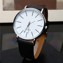 Nueva de moda de mujeres Reloj correa de cuero roja pulsera de cuarzo chica dama relojes Casual Reloj de muñeca, Reloj de Mujer envío de la gota