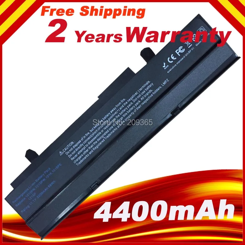 Laptop Battery For ASUS Eee PC 1011B 1015 1011BX 1011C 1011CX 1011P 1011PD 1011PDX 1011PN 1011PX 6Cells | Компьютеры и офис