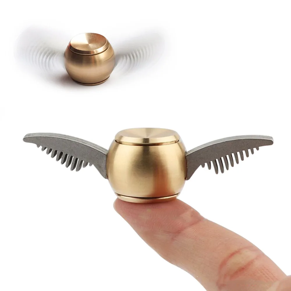 Cupido Pomo de ouro Fidget Brinquedo Giratório de Metal EDC Mão Girador Giroscópio Em Espiral Para O Autismo/Alívio Da Ansiedade E Estresse de TDAH Foco brinquedos de Presente