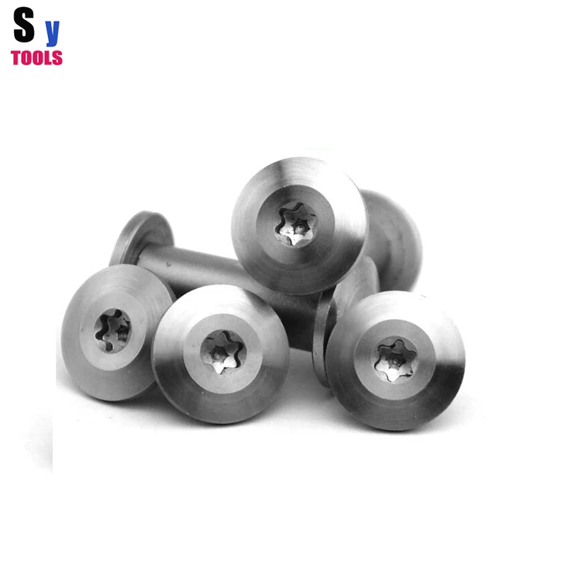 

Diy Knife material Making knife Handle screw KNIVES T8 plum nails sharp 12 size Straight folding knife sy tools