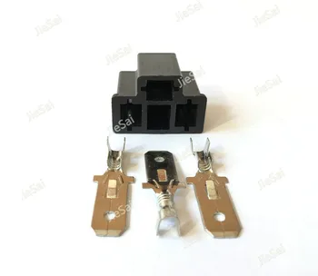 

PA66 Motorcycle H4 3 Pin Unsealed Cable Wire Connector Electrical Connector Automotive Plug Lamp Holder Socket