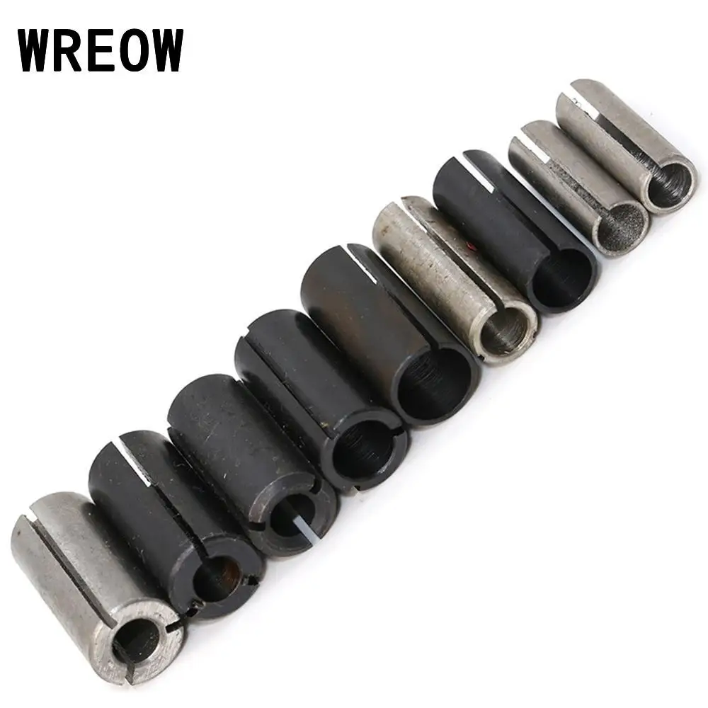

9Pcs Precision Adapter Collet Milling Cutter Conversion Chuck for woodworking Router Bit Engraving Machine