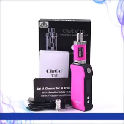 Мини контроля температуры электронной сигареты Ciggo T50w поле mod 50 Вт MINI mod VAPE комплекты испаритель mod стартовый набор vape ручка пара