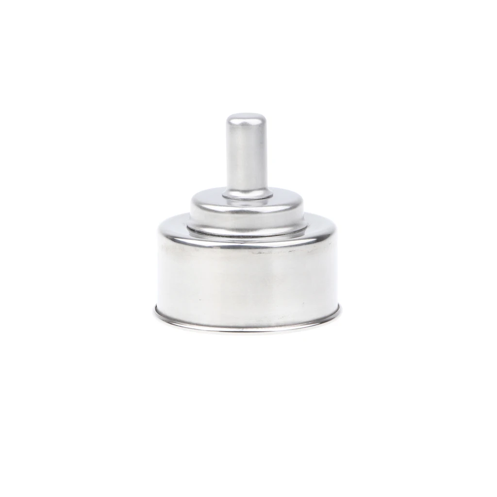 Stainless Steel Alcohol Burner Spirit Lamp with Wick for Chemistry Biology Lab Jewelry Anti-explosion 200ml