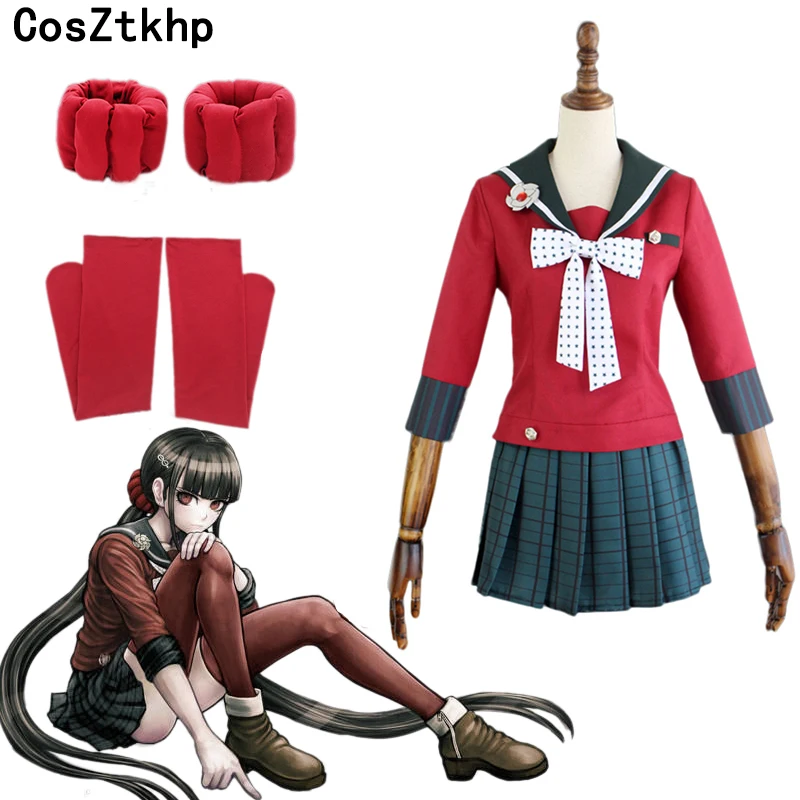 Костюм для косплея харукава Маки из новой коллекции Danganronpa V3 костюм японской игры