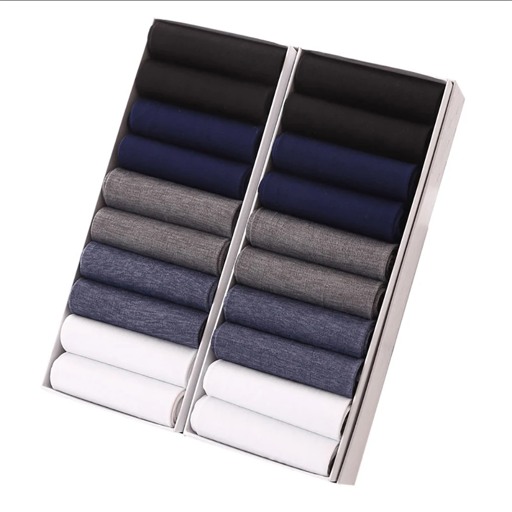 

Yming 10 Pair Bamboo Ankle Socks Men Business Breatheable Long Sock Anti-Bacterial Meias Thin Socks for Man 2019 Compression