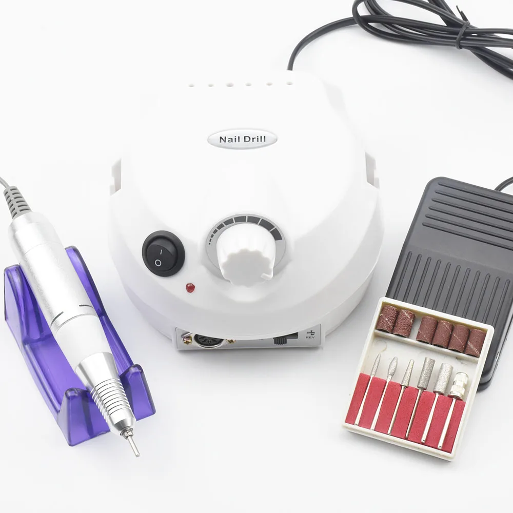 

35000RPM Pro Electric Nail Drill Machine Apparatus for Manicure Pedicure Kit File Cutter Manicure Machine File Kit Nail tools