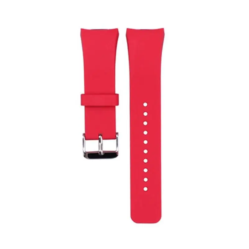 Спортивный силиконовый ремешок для samsung gear S2 Smart Watch Band Стильный силиконовый сменный ремешок - Цвет ремешка: Red