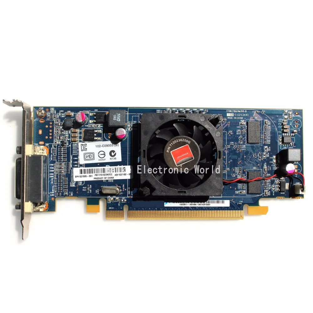 637995 001 637182 001 HD6350 512MB ATI 102 C09003 DMS 59 Low Profile