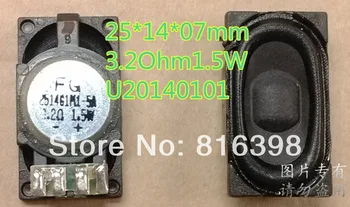 

Free shipping Universal speaker FOR laptop Speaker 25*14*7MM 3.2Ohm1.5W