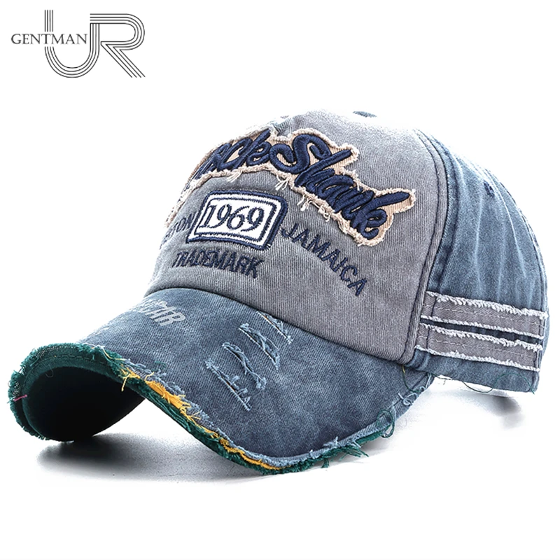 Унисекс, джинсовая бейсболка с эффектом потертости, высокое качество, Снэпбэк Шапки, Летняя шляпка шапочка для мужчин и женщин 1969, шапка с надписью для папы,, Gorras