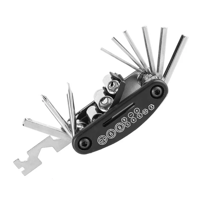 15 in 1 Multifunction Bicycle Tools Sets Mountain Bike Bicycle Multi ...