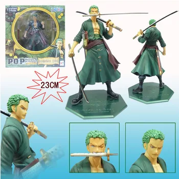 

Free Shipping Anime One Piece P.O.P POP Roronoa Zoro After 2 Years PVC Action Figure Collection Model Toy 23cm KB0558