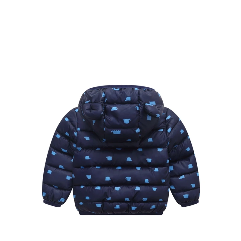 Parka para Meninas com Capuz Jaqueta de Inverno Sundae Anjo Impressão Animal Crianças Outerwear Bonito Quente Meninos Eiderdown Algodão Cabolsa 17 High Quality Mamãe e Bebê