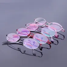 Новые старую цветок очки леди высокого класса половина рамки старый цветок зеркальная металлическая оправа очки