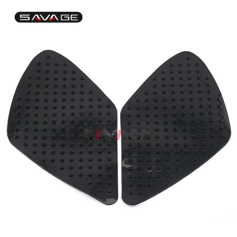Для SUZUKI GSX1300R HAYABUSA 1999-2007 Танк Антипробуксовочная Pad Нескользящие с клеящим веществом 3М наклейка на бок мотоцикла газ наколенник протектор - Цвет: Черный