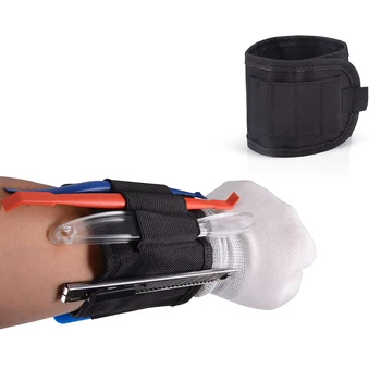

FOSHIO Magnet Wristband Tool Bag for Holding Vinyl Film Car Wrap Squeegee Knife Portable Car Sticker and Decal Tools Wrist Bag
