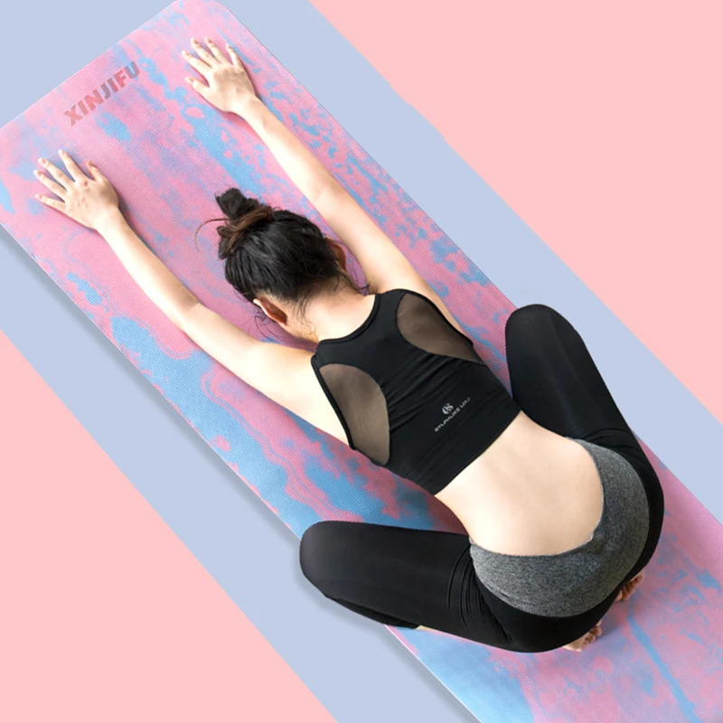 7MM TPE Non-Slip Yoga Mat for Fitness Exercise Gymnastics Mats Indoor Gym Macaron Camouflage Body Building Sports Yoga Cushion 7MM TPE Non-Slip Yoga Mat for Fitness Exercise Gymnastics Mats Indoor Gym Macaron Camouflage Body Building Sports Yoga Cushion