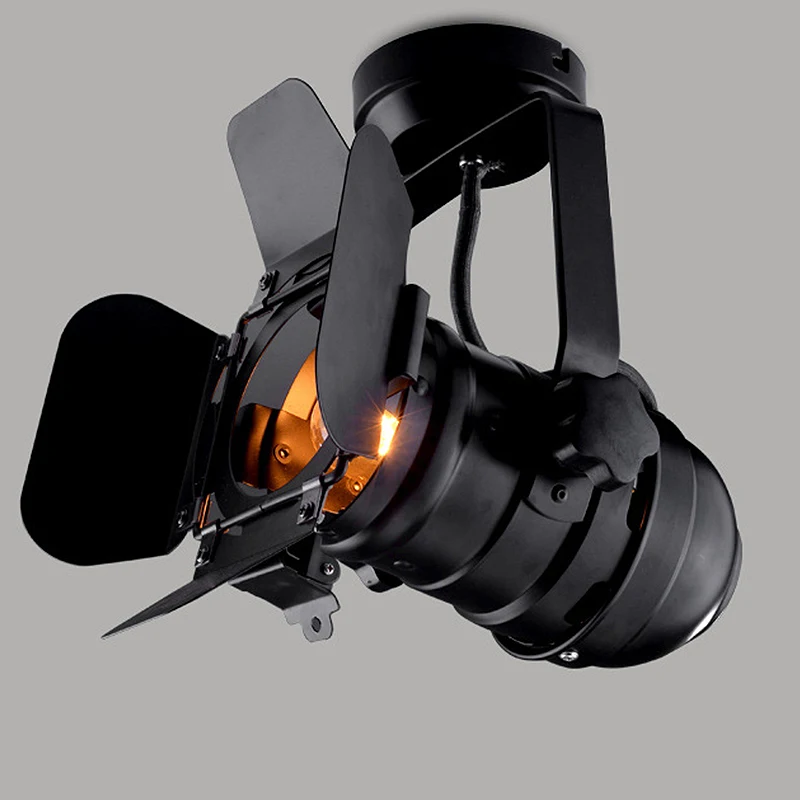Lâmpada de Luz Folhas para Barra E26 do Vintage Base Celling Ferro Industrial Retro Ajustável 4 Café Estilo Loft Luminária - E27 12 Luzes e Iluminação