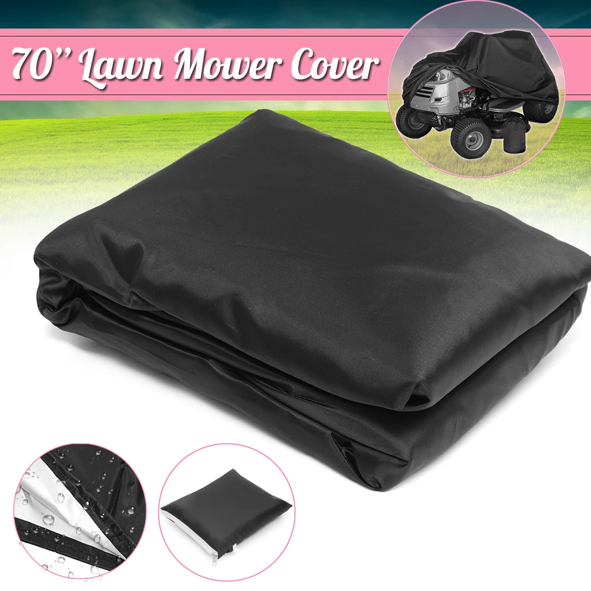 Buy Polyester Lawn Tractor Grill Protection Cover