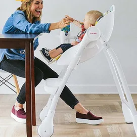 

Baby's Dining Chair Children's Feeding Chair Foldable High Chair Multifunctional Lifting Sleeping and Lifting