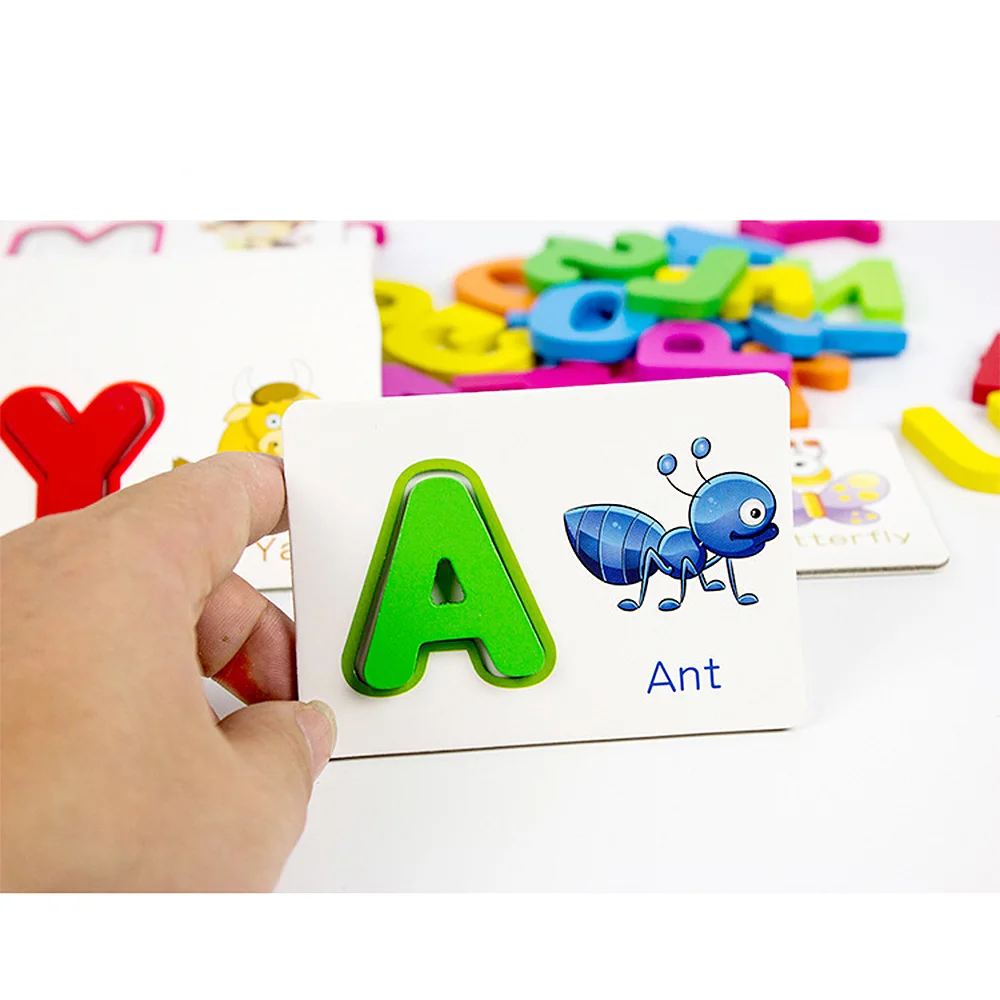 Cartão de Jogo Mais Novo Alfabetização Cartões Vocabulário Palavra Imagem Jogo Brinquedos Educativos Inglês Alfabeto Letras Aprendizagem v 5 Online shopping