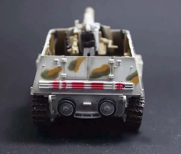 WWII German Hummel 15 см howitzer зима 1/72 Танк Panzerkampf Модель литья под давлением