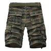 Pantalones cortos a cuadros para hombre de moda 2022, pantalones cortos informales de camuflaje para hombre, pantalones cortos militares, Bermudas para hombre, monos de carga ► Foto 3/4