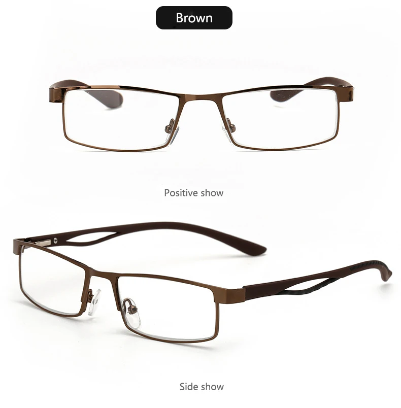 Модные мужские очки для чтения очки при дальнозоркости с диоптриями Reader дальнозоркостью + 1,0 + 1,50 + 2,0 + 2,5 + 3,0 + 3,5 + 4,0