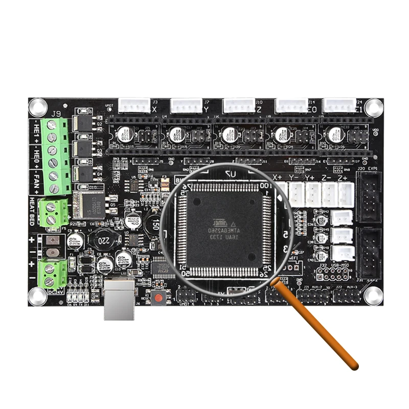 BIGTREETECH GEN V1.0 плата управления 4 слойная печатная с a4988/DRV8825/TMC2100 драйвер Reprap MKS Gen V1.4