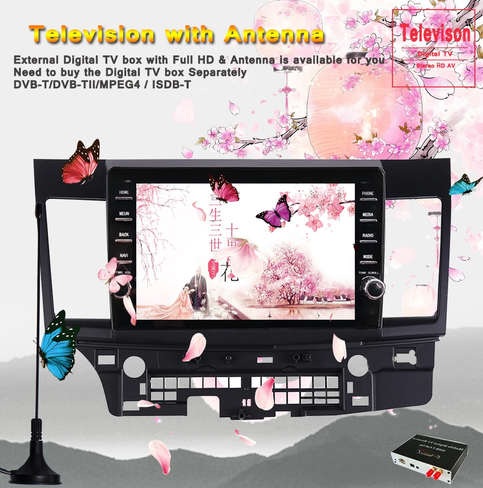 Clearance Android 9.0 car dvd Octa core for Mitsubishi Lancer  2008 2009 2010 11 2012 2013 2014 2015 car stereo navigator Autoradio player 11